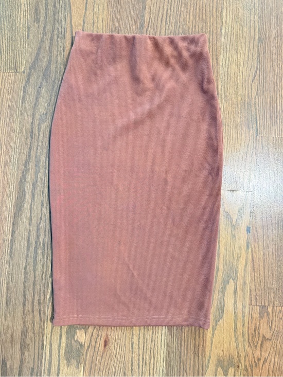 SHEIN Dresses & Skirts - SHEIN Rust Ribbed Pencil Skirt